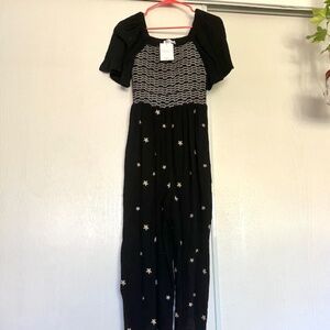 NWT | HENLY Smock Top Flutter Sleeve Jumpsuit